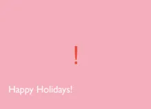 Happy Holiday!