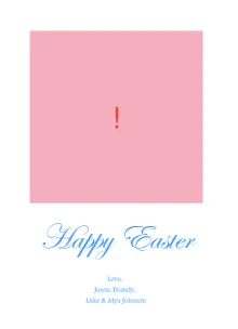 Easter- Blue Pattern