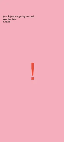 save the date - birds