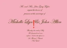 wedding invite